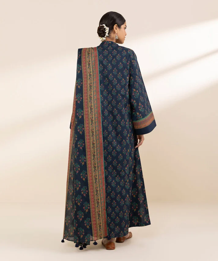 sapphire 3 piece printed unstitched suite (sp 09)