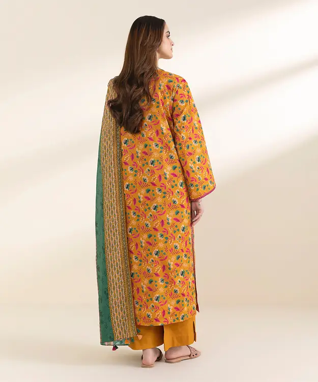 sapphire 3 piece printed unstitched suite (sp 07)