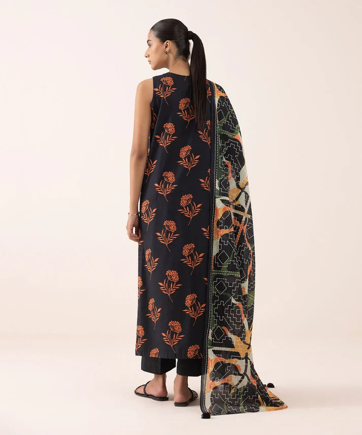 sapphire 3 piece printed unstitched suite (sp 06)
