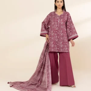 sapphire 3 piece printed unstitched suite (sp 05)